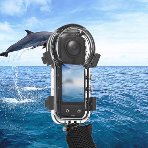 Unsichtbares Tauchgehäuse, 50 m Tiefe bewertet, wasserdichtes Gehäuse für Insta360 X5, robust und zuverlässig für Taucher Unsichtbares Tauchgehäuse, 50 m Tiefe bewertet, wasserdichtes Gehäuse für Insta360 X5, robust und zuverlässig für Taucher von CARMOTTER