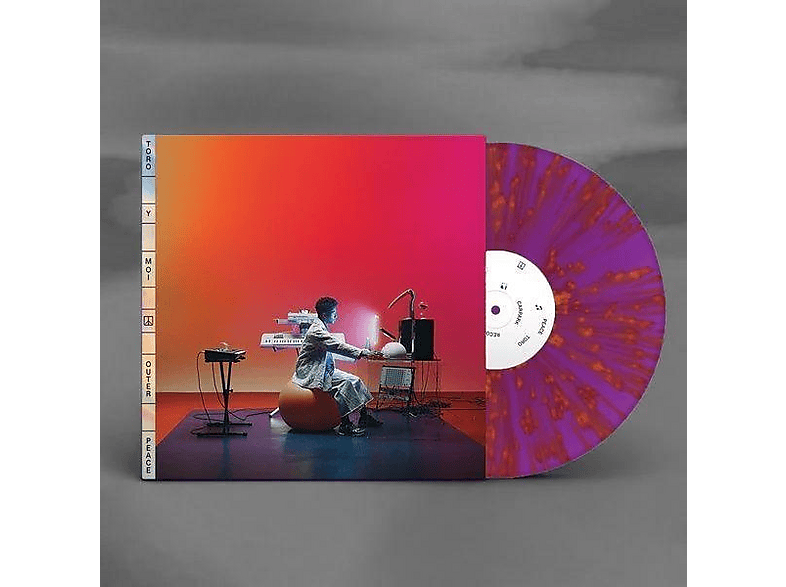 Toro Y Moi - Outer Peace Neon Violet/Tangerine Splattered (LP (analog)) von CARPARK
