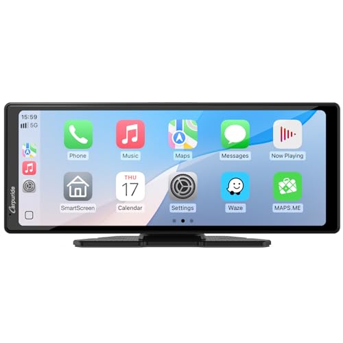 CARPURIDE V92 Tragbares Autoradio Kabellos Carplay & Android Auto, 10,26 Zoll 1080P HD Touchscreen Radio mit BT 5.0, Mirror Link Halterung Truck RV Armaturenbrett CARPURIDE V92 Tragbares Autoradio Kabellos Carplay & Android Auto, 10,26 Zoll 1080P HD Touchscreen Radio mit BT 5.0, Mirror Link Halterung Truck RV Armaturenbrett von CARPURIDE