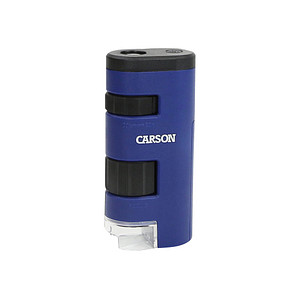 CARSON® digitales Mikroskop PocketMicro schwarz/blau 20x - 60x von CARSON®