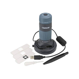 CARSON® digitales Mikroskop USB zPix 300 blau 86x - 457x von CARSON®