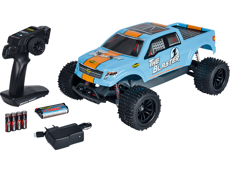 CARSON 1:10 The Blaster FE 2.4G 100% RTR R/C Fahrzeug, Mehrfarbig von CARSON