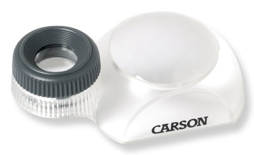 Carson DualView - leistungsstarke Zweifachlupe in den Vergrößerungsstufen 3x / 12x von CARSON