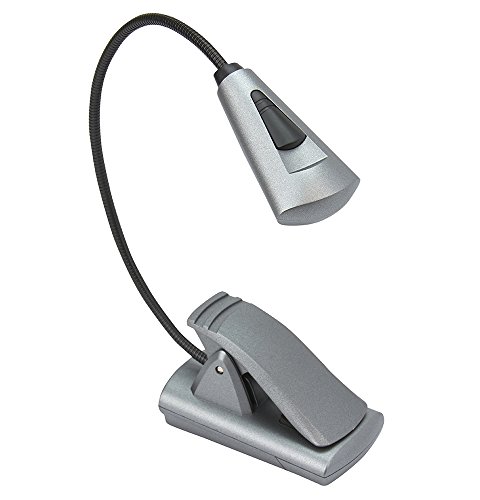 Carson FlexNeck Plus verstellbare Lese- und Buchlampe mit 6 lichtstarken LEDs und praktischer Klemmfunktion (FL-66) von Carson