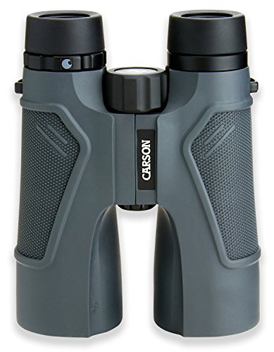 Carson Full-Size Fernglas, 10x50mm, wasserdicht und beschlagfrei, HD-Optik (TD-050) von Carson
