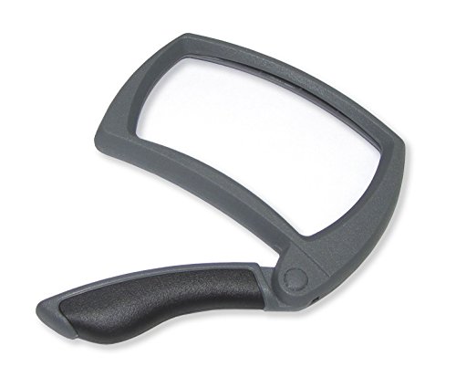 Carson Lighted MagniFold 2x Leselupe mit ergonomischem Komfort-Klappgriff und Beleuchtung (MJ-50) von Carson