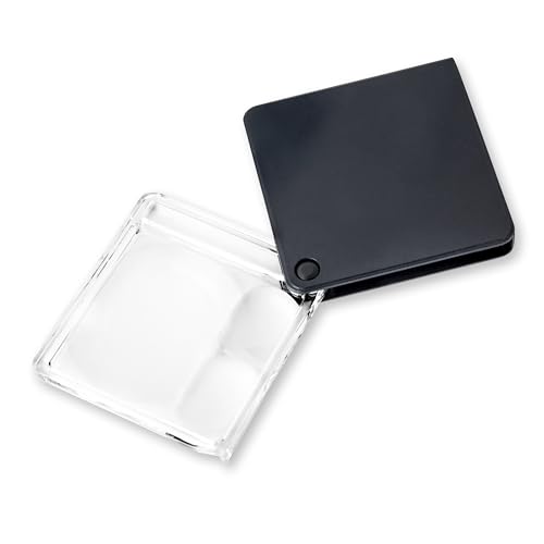 Carson MagniFlip Plus 2,5x/5x/7x Taschenlupe mit Schutzhülle (GN-44) von Carson