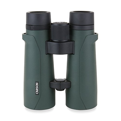 Carson RD Full-Size Fernglas, Doppelstegdesign, 10x50mm, wasserdicht, robust, beschlagfrei (RD-050) von Carson
