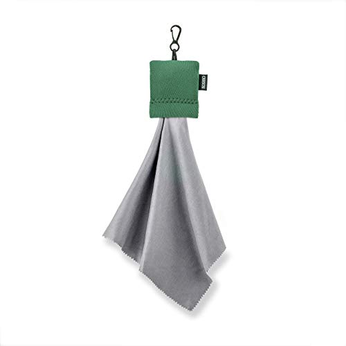 Carson Stuff-It Pro Mikrofaser Reinigungstuch, 20 x 20 cm - Grün (SN-80GRAM) von Carson
