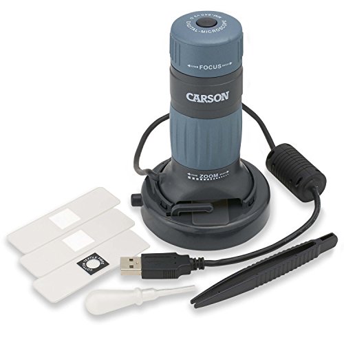 Carson zPix 300 USB-Digitalmikroskop mit Foto- und Videofunktion (MM-940) von CARSON
