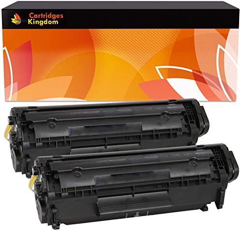 CARTRIDGES KINGDOM 2X 303 703 Schwarz Toner kompatibel für Canon LBP-2900, LBP-2900i, LBP-2900B, LBP-3000 von CARTRIDGES KINGDOM