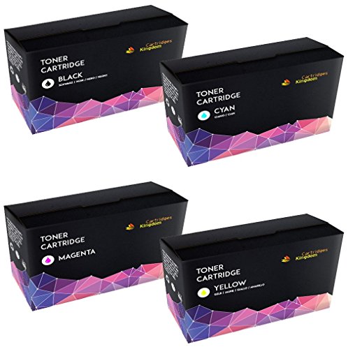 Cartridges Kingdom 4-er Set Toner kompatibel zu 410X CF410X CF411X CF412X CF413X für Color Laserjet Pro MFP M377dw, M452dn, M452nw, M452dw, M477dw, M477fdn, M477fdw, M477fnw, M477nw von CARTRIDGES KINGDOM