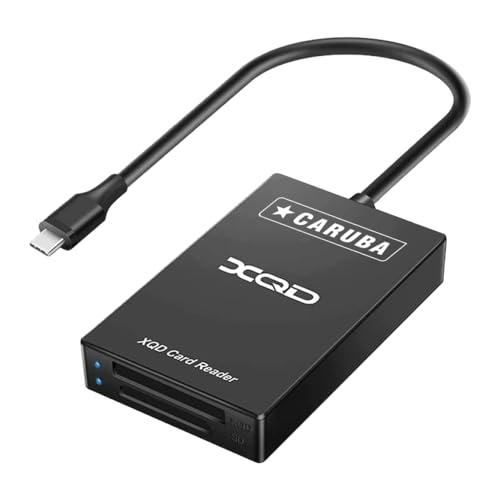 Caruba 2 in 1 Cardreader XQD + SD USB-C - Schnelle Dateiübertragung für Fotos und Videos - Windows & Mac Kompatibel Caruba 2 in 1 Cardreader XQD + SD USB-C - Schnelle Dateiübertragung für Fotos und Videos - Windows & Mac Kompatibel von Caruba