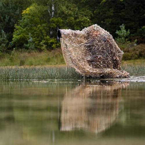 Caruba Camouflage – perfekt zum Auffinden von Vögeln und Wildtieren, ohne zu bemerken, langlebig und leise, geeignet für Naturfotografie, Größe: 400 x 150 cm, 2 Schichten: Schilfrohr von CARUBA