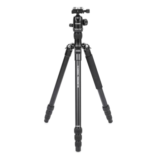 Caruba Travelstar 156 Kamerastativ - Leichtes Reisestativ mit 360 Grad drehbarem Kugelkopf - Ideal für Fotografen unterwegs - Tragfähigkeit bis 15 kg Caruba Travelstar 156 Kamerastativ - Leichtes Reisestativ mit 360 Grad drehbarem Kugelkopf - Ideal für Fotografen unterwegs - Tragfähigkeit bis 15 kg von Caruba