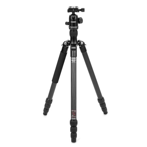 Caruba Travelstar 156 Leichtgewicht Kameraständer - Ideal für Reisen, 360° Drehung, Einbeinstativ Funktion - 15 kg Tragfähigkeit von Caruba