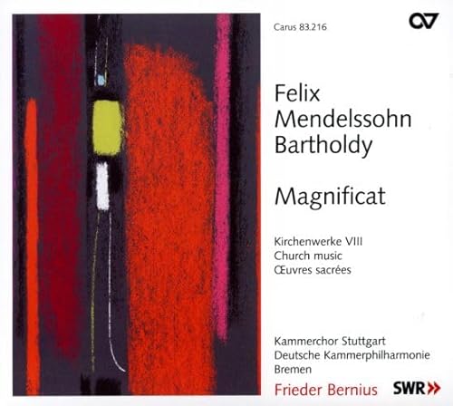 Mendelssohn: Magnificat (Kirchenwerke Vol.8) von CARUS