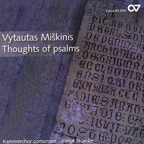 Vytautas Miskinis: Thoughts of Psalms - Geistliche Chormusik von CARUS