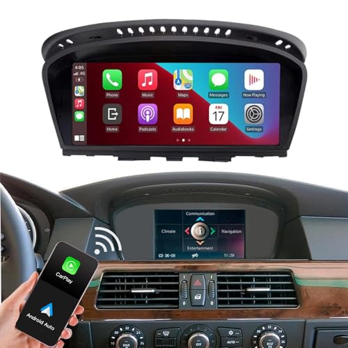 Wireless Carplay & Android Auto, für 2005-2010 BMW 3,5 Series CCC System E60/E63/E64/E90/E91/E92/E93, 8.8-Zoll Linux Auto-Stereo-Empfänger mit 1920 * 720 Touch Screen Autoradio-Empfänger von CARabc