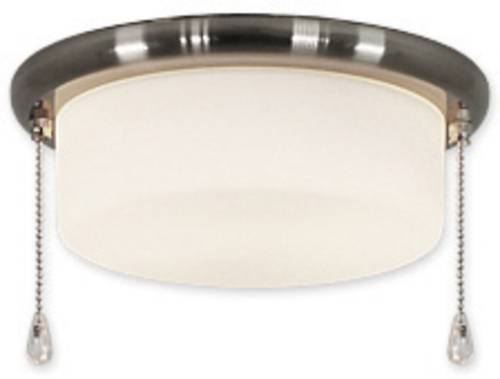 CasaFan 15Z BN FLACHER ZYLINDER Deckenventilator-Leuchte Opalglas (matt) von CASAFAN