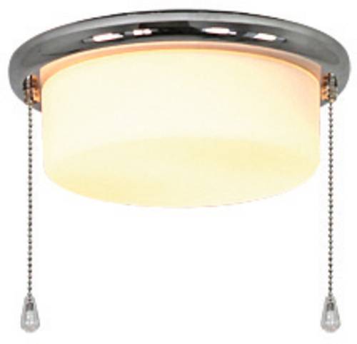 CasaFan 15Z CH FLACHER ZYLINDER Deckenventilator-Leuchte Opalglas (matt) von CASAFAN