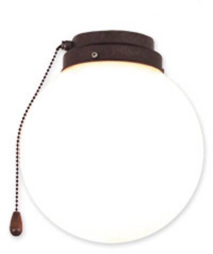 CasaFan 1K BA KUGEL Deckenventilator-Leuchte Opalglas (glänzend) von CASAFAN