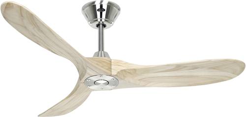 CasaFan ECO GENUINO 122 BN-NT Deckenventilator 11.3W (Ø x H) 1220mm x 280mm Chrom von CASAFAN