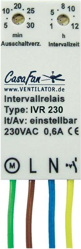 CasaFan Timermodul IVR 230 Weiß (98007) von CASAFAN