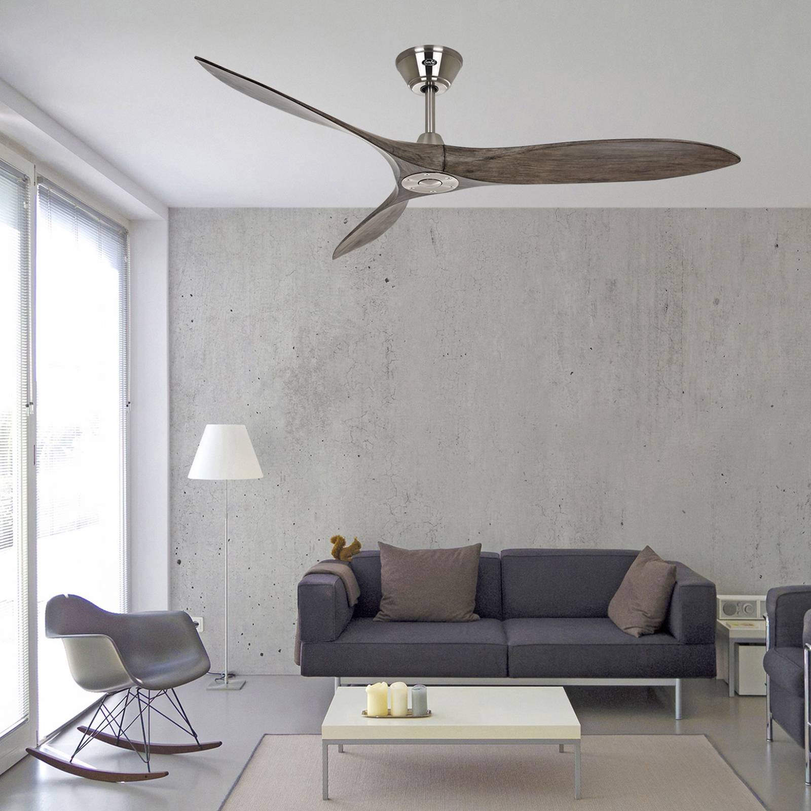 Deckenventilator Eco Airscrew 152 cm chrom Deckenventilator Eco Airscrew 152 cm chrom von CASAFAN