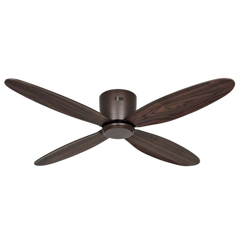 Deckenventilator Eco Plano II, bronze, leise, Ø 132 cm von CASAFAN