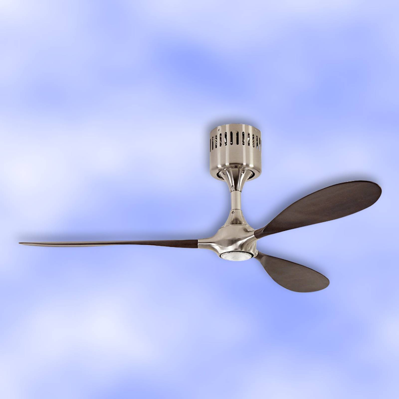 Helico Paddel - Deckenventilator, chrom, nussbaum von CASAFAN