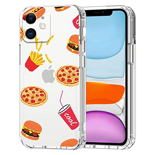 CASAFUNY Case für iPhone 11 Hülle, Ultra Dünn Case Schutzhülle Kratzfest Stoßfest Transparente weiche Handyhülle Silikon Bumper Back Cover für iPhone 11 6.1'', Hamburger CASAFUNY Case für iPhone 11 Hülle, Ultra Dünn Case Schutzhülle Kratzfest Stoßfest Transparente weiche Handyhülle Silikon Bumper Back Cover für iPhone 11 6.1'', Hamburger von CASAFUNY