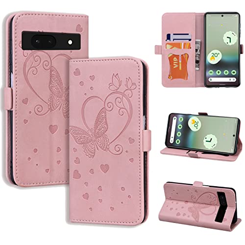 CASAFUNY Handyhülle für Google Pixel 6a Hülle, PU Leder Tasche Cover mit Kartenfach Flip Case Magnetisch Klapphülle Schutzhülle für Google Pixel 6a 5G, Rosa CASAFUNY Handyhülle für Google Pixel 6a Hülle, PU Leder Tasche Cover mit Kartenfach Flip Case Magnetisch Klapphülle Schutzhülle für Google Pixel 6a 5G, Rosa von CASAFUNY
