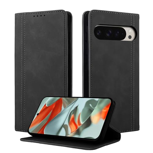 CASAFUNY Handyhülle für Google Pixel 9 Pro XL Hülle Leder Flip Wallet Stoßfeste Case Klapphülle für Google Pixel 9 Pro XL Tasche Kartensteckplätzen Schutzhülle für Google Pixel 9 Pro XL 2024, Schwarz CASAFUNY Handyhülle für Google Pixel 9 Pro XL Hülle Leder Flip Wallet Stoßfeste Case Klapphülle für Google Pixel 9 Pro XL Tasche Kartensteckplätzen Schutzhülle für Google Pixel 9 Pro XL 2024, Schwarz von CASAFUNY