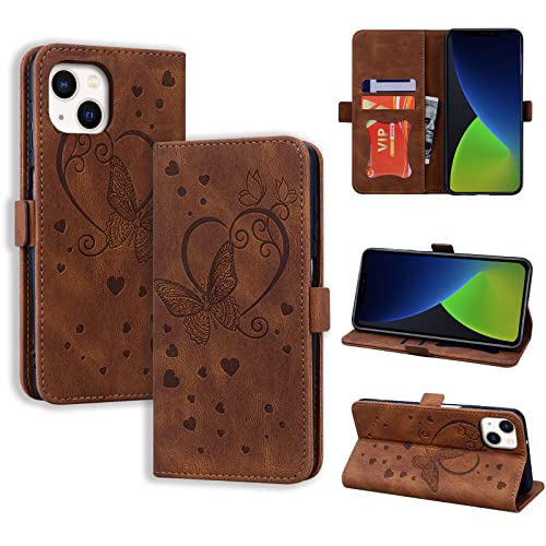 CASAFUNY Handyhülle für iPhone 14 Hülle, PU Leder Tasche Cover mit Kartenfach Flip Case Magnetisch Klapphülle Schutzhülle für iPhone 14 6,1 Zoll 2022, Braun CASAFUNY Handyhülle für iPhone 14 Hülle, PU Leder Tasche Cover mit Kartenfach Flip Case Magnetisch Klapphülle Schutzhülle für iPhone 14 6,1 Zoll 2022, Braun von CASAFUNY