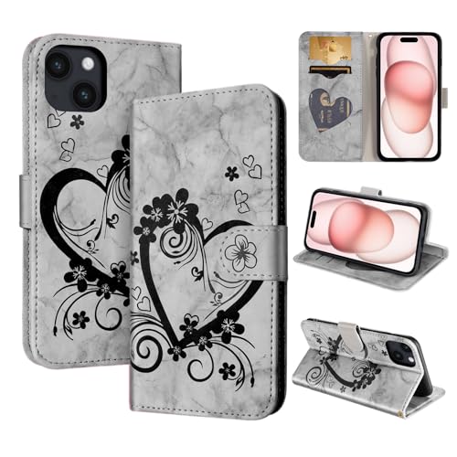 CASAFUNY Handyhülle für iPhone 15 Hülle Tasche PU Leder Flip Case Brieftasche Kartenfach Klapphülle Handytasche Case Schutzhülle für iPhone 15, Schwarz CASAFUNY Handyhülle für iPhone 15 Hülle Tasche PU Leder Flip Case Brieftasche Kartenfach Klapphülle Handytasche Case Schutzhülle für iPhone 15, Schwarz von CASAFUNY