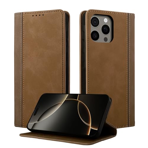 CASAFUNY Handyhülle für iPhone 16 Pro Hülle Leder Flip Wallet Stoßfeste Case Klapphülle Tasche Kartensteckplätzen Schutzhülle für iPhone 16 Pro 6,3 Zoll, Braun CASAFUNY Handyhülle für iPhone 16 Pro Hülle Leder Flip Wallet Stoßfeste Case Klapphülle Tasche Kartensteckplätzen Schutzhülle für iPhone 16 Pro 6,3 Zoll, Braun von CASAFUNY