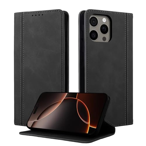 CASAFUNY Handyhülle für iPhone 16 Pro Max Hülle Leder Flip Wallet Stoßfeste Case Klapphülle Tasche Kartensteckplätzen Schutzhülle für iPhone 16 Pro Max 6,9 Zoll, Schwarz CASAFUNY Handyhülle für iPhone 16 Pro Max Hülle Leder Flip Wallet Stoßfeste Case Klapphülle Tasche Kartensteckplätzen Schutzhülle für iPhone 16 Pro Max 6,9 Zoll, Schwarz von CASAFUNY