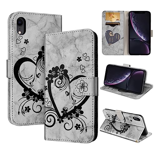 CASAFUNY Handyhülle für iPhone XR Hülle Tasche PU Leder Flip Case Brieftasche Kartenfach Klapphülle Handytasche Case Schutzhülle für iPhone XR, Schwarz CASAFUNY Handyhülle für iPhone XR Hülle Tasche PU Leder Flip Case Brieftasche Kartenfach Klapphülle Handytasche Case Schutzhülle für iPhone XR, Schwarz von CASAFUNY