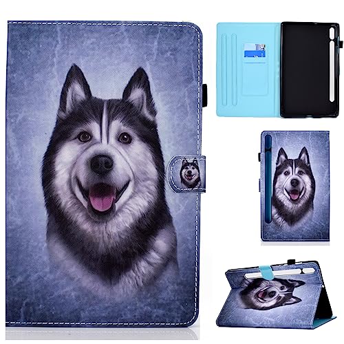 CASAFUNY Hülle für Lenovo Tab P12 12.7 Zoll 2023 mit Stifthalter, PU Leder Tablette Schützhülle Stand Folio Cover mit Auto Schlafen/Wachen Tablet Case für Lenovo Tab P12 2023, Heiser von CASAFUNY