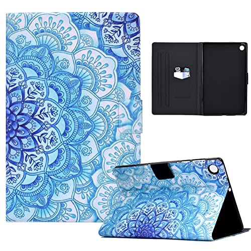 CASAFUNY Hülle für Samsung Galaxy Tab A8 2022/2021 PU Leder Schutzhülle Cover mit Standfunktion Wallet Cover Case für Samsung Galaxy Tab A8 10.5" (SM-X200/X205/X207) Tablet, Mandarinen von CASAFUNY