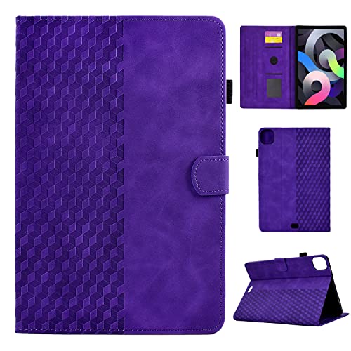 CASAFUNY Hülle für iPad Air 11 Zoll (M3/M2 2025/2024)，iPad Air 6/5/4 Gen 10,9 Zoll (2022/2020), PU Leder Tablette Schützhülle Multi-Winkel Ständer Cover mit Auto Schlaf/Wach Smart Case, Purple von CASAFUNY