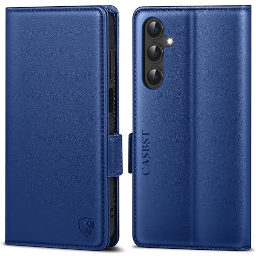 CASBST Handyhülle für Samsung Galaxy A25 5G Hülle, Premium Leder Schutzhülle Klappbar für Samsung A25, Flip Case mit Kartenfach Ständer Magnet Handytasche mit RFID Klapphülle für Galaxy A25 Royalblau CASBST Handyhülle für Samsung Galaxy A25 5G Hülle, Premium Leder Schutzhülle Klappbar für Samsung A25, Flip Case mit Kartenfach Ständer Magnet Handytasche mit RFID Klapphülle für Galaxy A25 Royalblau von CASBST