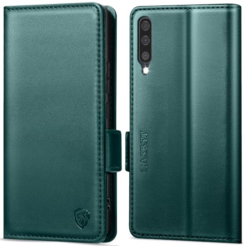 CASBST Handyhülle für Samsung Galaxy A50/A30S Hülle, Premium Leder Schutzhülle Klappbar für Samsung Galaxy A50 Flip Case mit Kartenfach Ständer Magnet Klapphülle für Samsung A50 Hülle Grün CASBST Handyhülle für Samsung Galaxy A50/A30S Hülle, Premium Leder Schutzhülle Klappbar für Samsung Galaxy A50 Flip Case mit Kartenfach Ständer Magnet Klapphülle für Samsung A50 Hülle Grün von CASBST