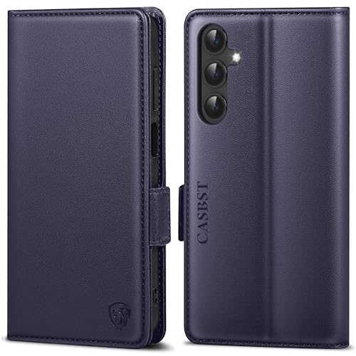 CASBST Handyhülle für Samsung Galaxy A54 5G Hülle Premium Leder Schutzhülle Klappbar mit Kartenfach Ständer Magnet Flipcase für Samsung A54 Handytasche mit RFID Klapphülle für Galaxy A54 Marineblau CASBST Handyhülle für Samsung Galaxy A54 5G Hülle Premium Leder Schutzhülle Klappbar mit Kartenfach Ständer Magnet Flipcase für Samsung A54 Handytasche mit RFID Klapphülle für Galaxy A54 Marineblau von CASBST