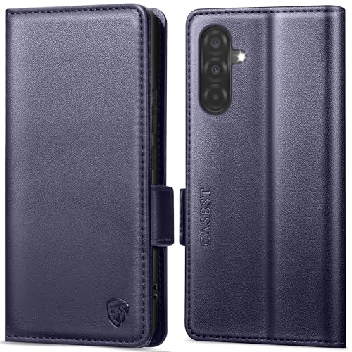 CASBST Handyhülle für Samsung Galaxy A56 5G Hülle, Premium Leder Schutzhülle Klappbar für Samsung A56 Hülle mit Kartenfach Ständer Magnet Flipcase Handytasche für Galaxy A56 Klapphülle Blau CASBST Handyhülle für Samsung Galaxy A56 5G Hülle, Premium Leder Schutzhülle Klappbar für Samsung A56 Hülle mit Kartenfach Ständer Magnet Flipcase Handytasche für Galaxy A56 Klapphülle Blau von CASBST