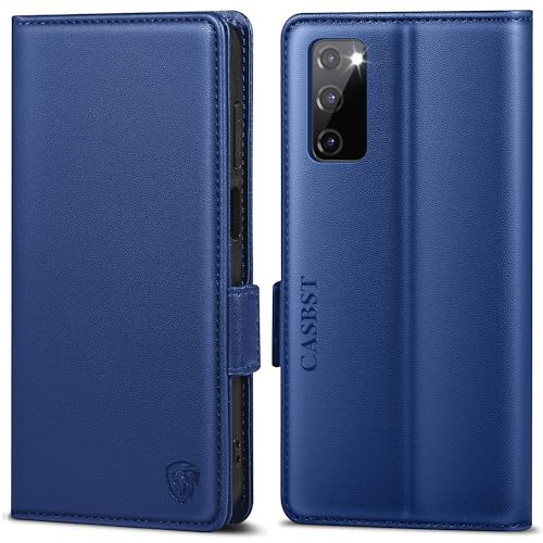 CASBST Handyhülle für Samsung Galaxy S20 FE Hülle Premium Leder Schutzhülle Klappbar mit Kartenfach Ständer Magnet Handytasche mit RFID Flip Case Cover Klapphülle für Samsung S20 FE 5G/4G Royalblau CASBST Handyhülle für Samsung Galaxy S20 FE Hülle Premium Leder Schutzhülle Klappbar mit Kartenfach Ständer Magnet Handytasche mit RFID Flip Case Cover Klapphülle für Samsung S20 FE 5G/4G Royalblau von CASBST