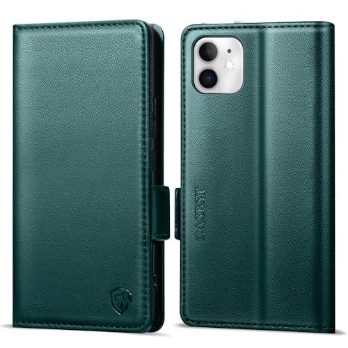 CASBST Handyhülle für iPhone 11 Hülle Premium Leder Schutzhülle Klappbar mit Kartenfach Ständer Magnet für iPhone 11 Handytasche mit RFID Kameraschutz Flip Case Klapphülle für iPhone 11 Blaugrün CASBST Handyhülle für iPhone 11 Hülle Premium Leder Schutzhülle Klappbar mit Kartenfach Ständer Magnet für iPhone 11 Handytasche mit RFID Kameraschutz Flip Case Klapphülle für iPhone 11 Blaugrün von CASBST