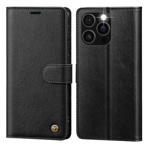CASBST Handyhülle für iPhone 16 Pro Max Hülle,Hochwertig Lederhülle Schutzhülle Klappbar mit Kartenfach Standfunktion Magnet Klapphülle Handytasche Flip Case für iPhone 16 Pro Max Hülle Schwarz CASBST Handyhülle für iPhone 16 Pro Max Hülle,Hochwertig Lederhülle Schutzhülle Klappbar mit Kartenfach Standfunktion Magnet Klapphülle Handytasche Flip Case für iPhone 16 Pro Max Hülle Schwarz von CASBST