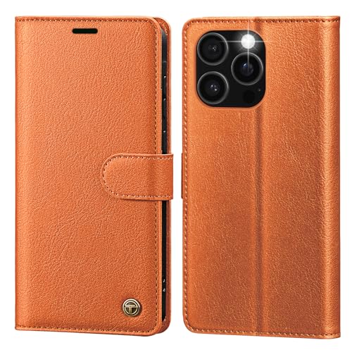 CASBST Handyhülle für iPhone 16 Pro Max Hülle,Hochwertig Lederhülle Schutzhülle Klappbar mit Kartenfach Standfunktion Magnet Klapphülle Handytasche Flip Case für iPhone 16 Pro Max Hülle Orange CASBST Handyhülle für iPhone 16 Pro Max Hülle,Hochwertig Lederhülle Schutzhülle Klappbar mit Kartenfach Standfunktion Magnet Klapphülle Handytasche Flip Case für iPhone 16 Pro Max Hülle Orange von CASBST